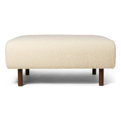 Ferm Living - Dase bouclé kanepe ve puf modülü | İvory