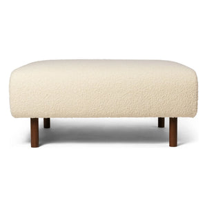 Ferm Living - Dase bouclé kanepe ve puf modülü | İvory