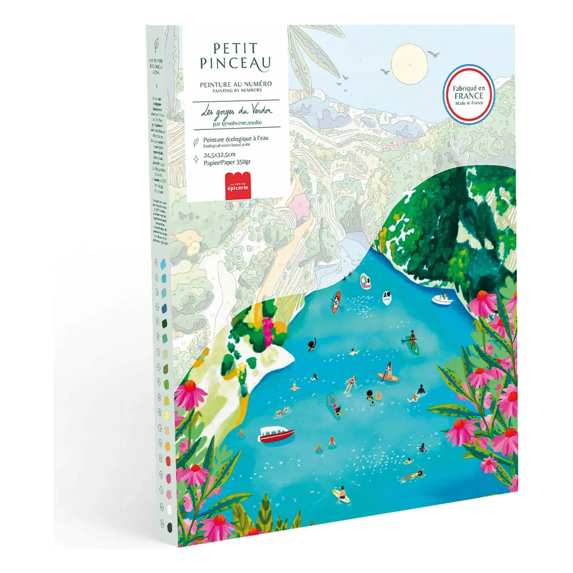 La Petite Épicerie - Nolwenn Studio’nun Les Gorges du Verdon numaralı boya seti