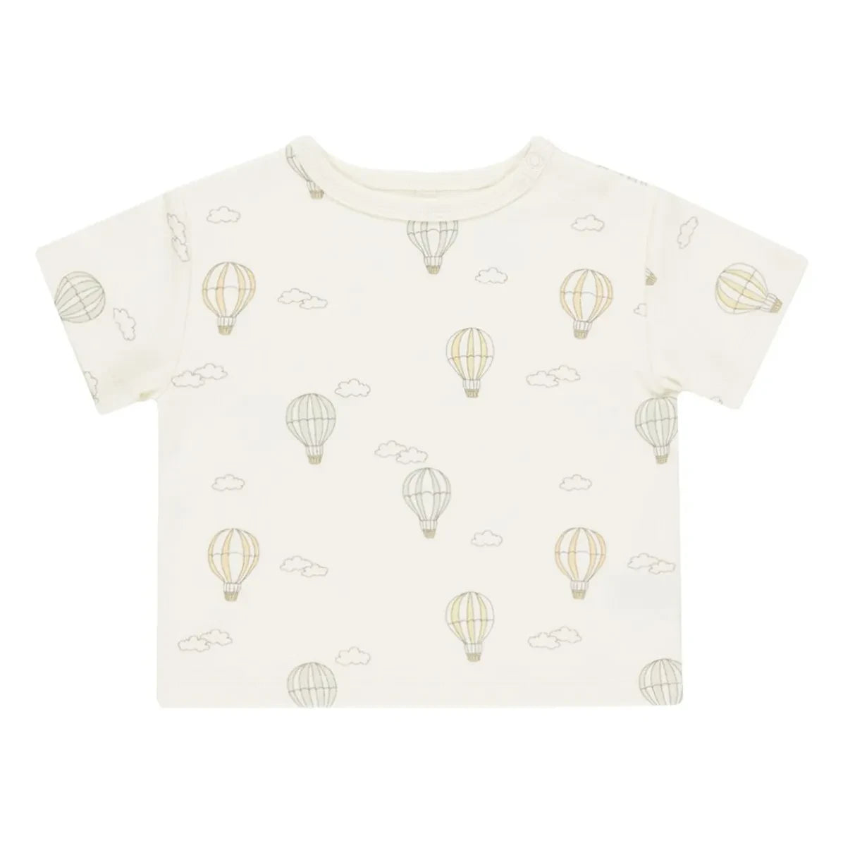 Quincy Mae - Boxed Hot Air Balloon T-Shirt | Ivory