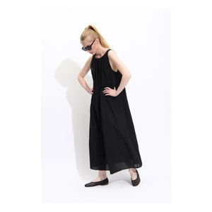 BELLEPIECE - Biaccio Pamuk voile elbise | Siyah