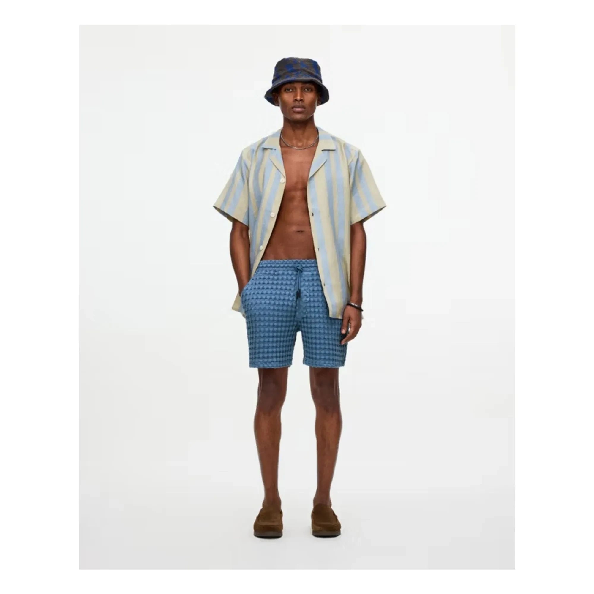 OAS - Short Coronet Porto Waffle | Mavi
