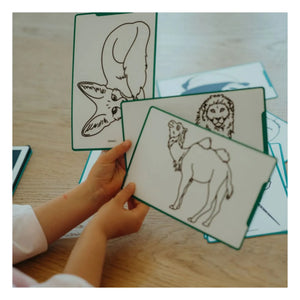 Kidywolf - Kidydraw Mini çizim tahtası | Koyu yeşil