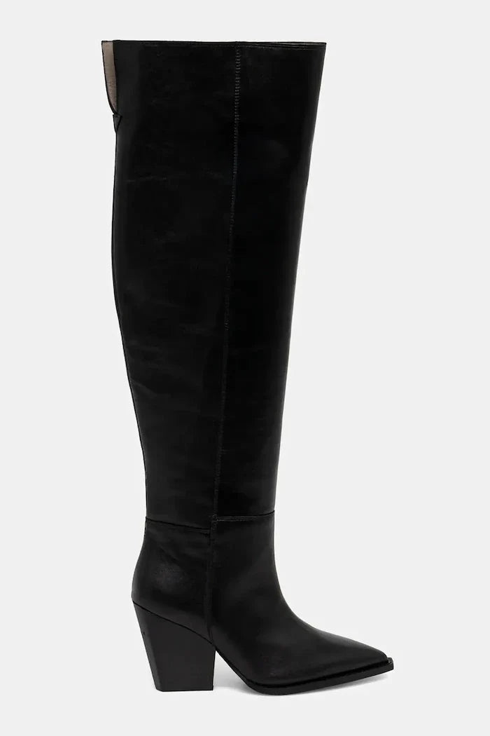 AllSaints Reina Zip Boot Deri Çizme