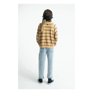Piupiuchick - Çizgili Organik Pamuklu Sweatshirt | Sarı