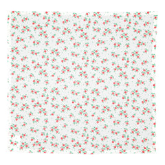 Piupiuchick - Organische Baumwoll-Blumen-Bandana | Rot