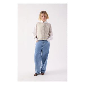 American Vintage - East Alpaca Hırka | Gri melanj