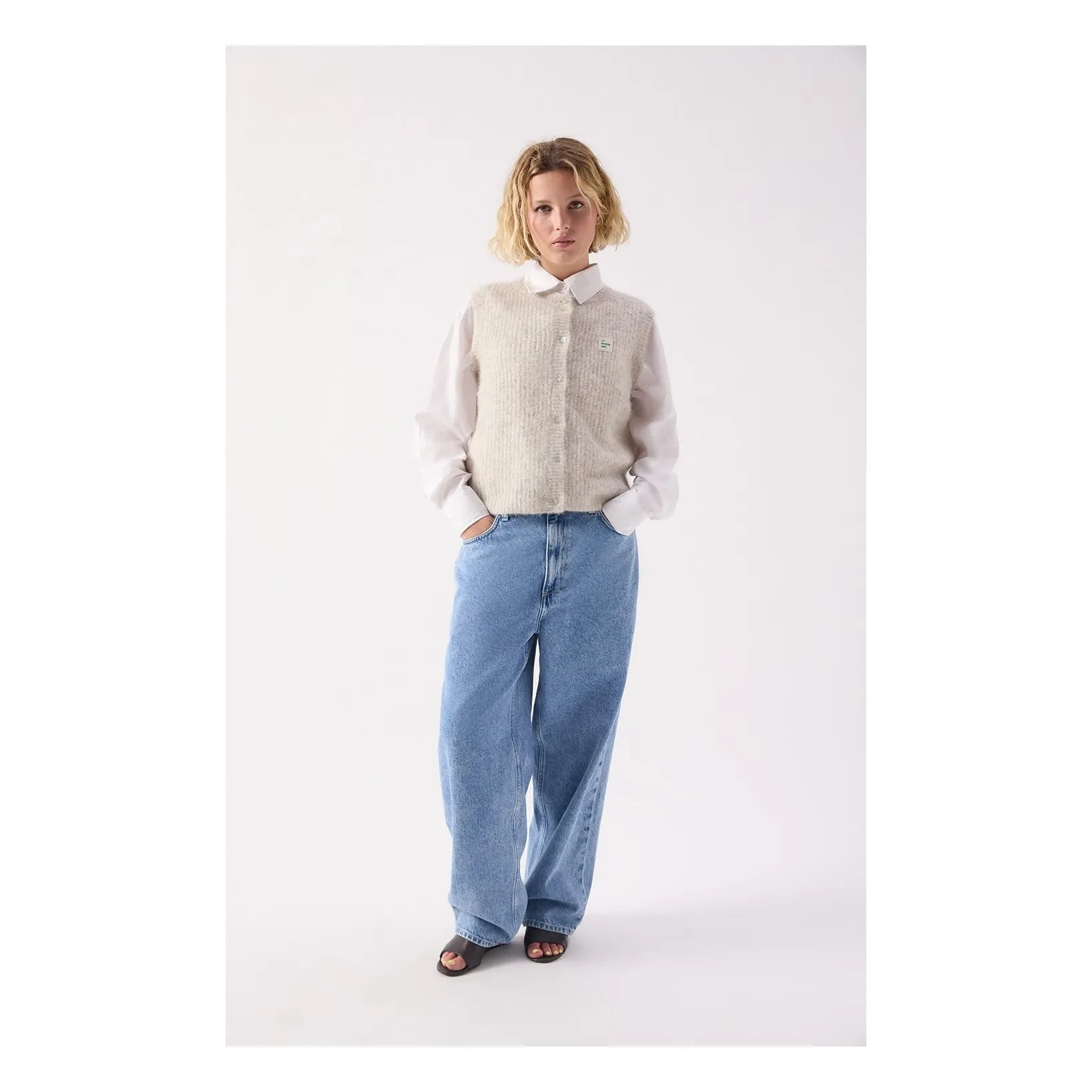 American Vintage - East Alpaca Hırka | Gri melanj
