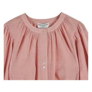Emile et Ida - Pink Kadhi Cotton Dress