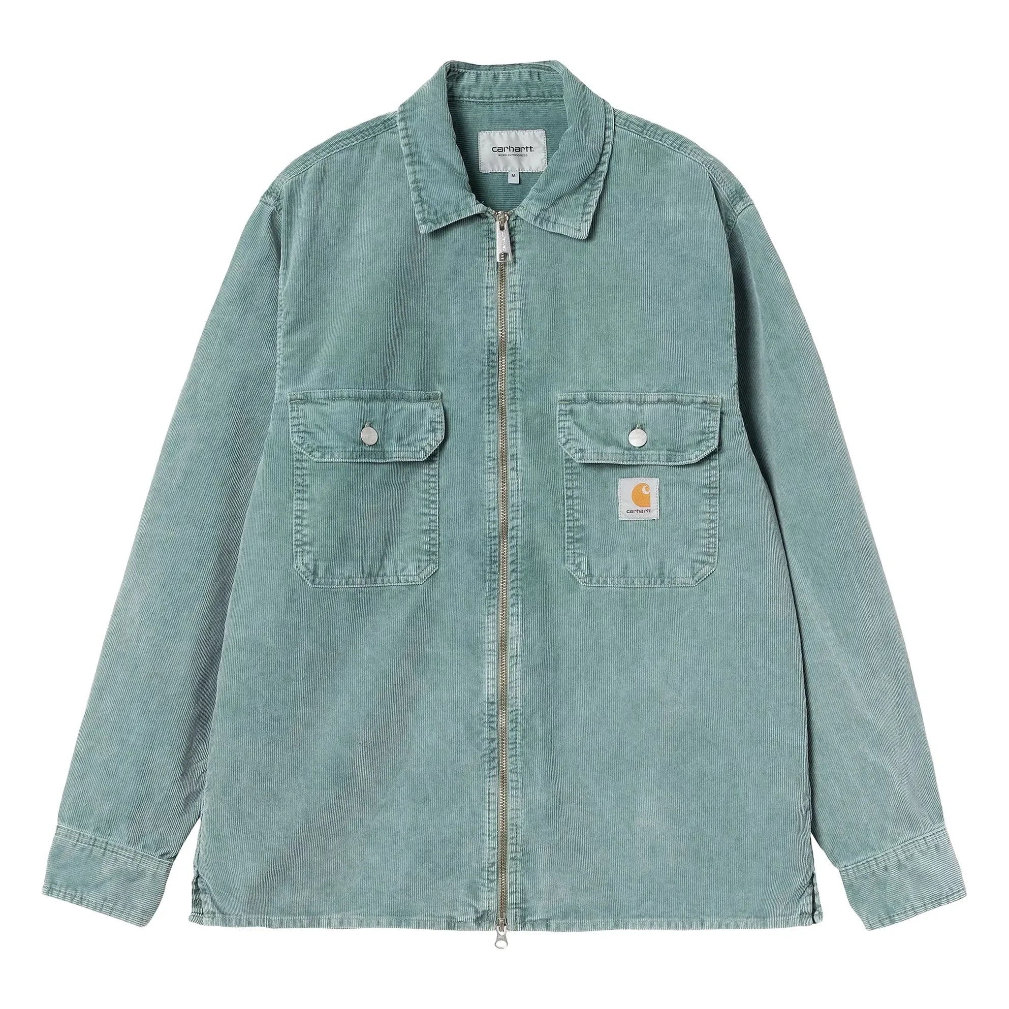 Carhartt WIP - Reynold Fitilli Kadife Overshirt | Heather Green