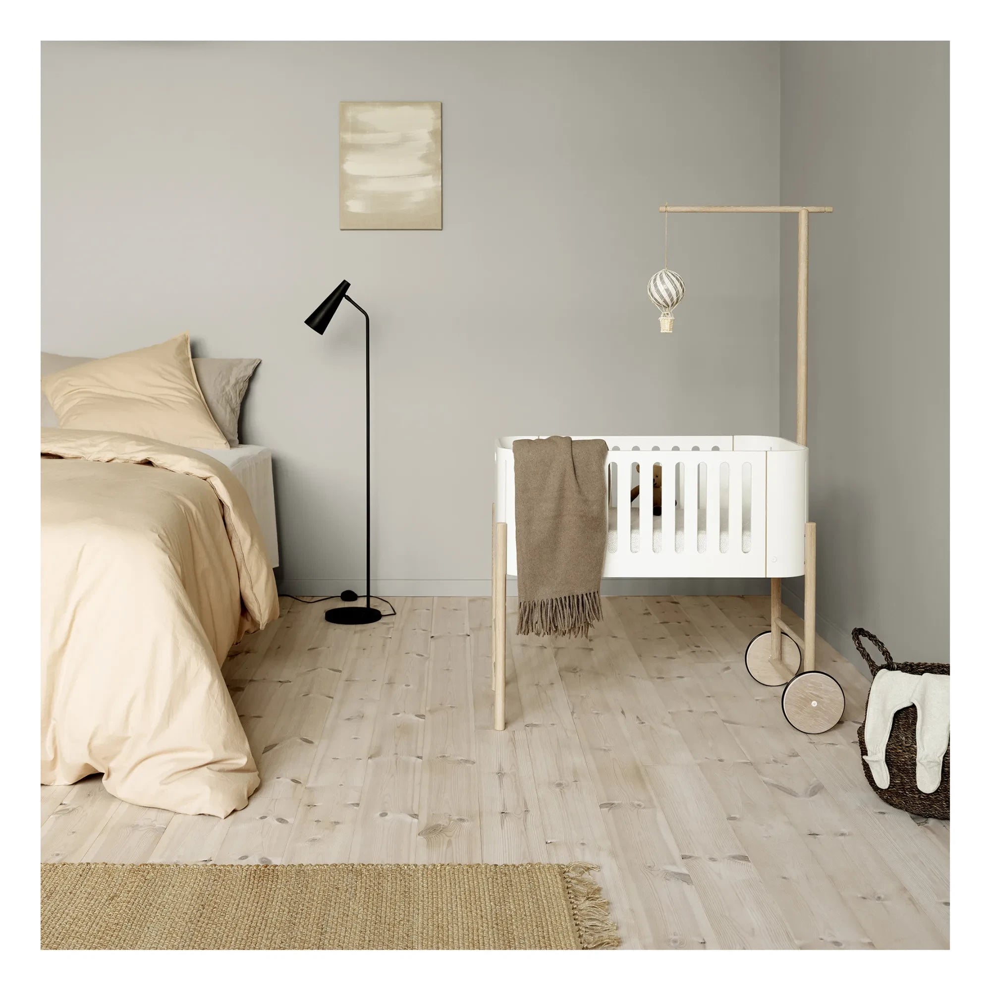 Oliver Furniture - Mobil ve balda için yatak askısı | Beyaz