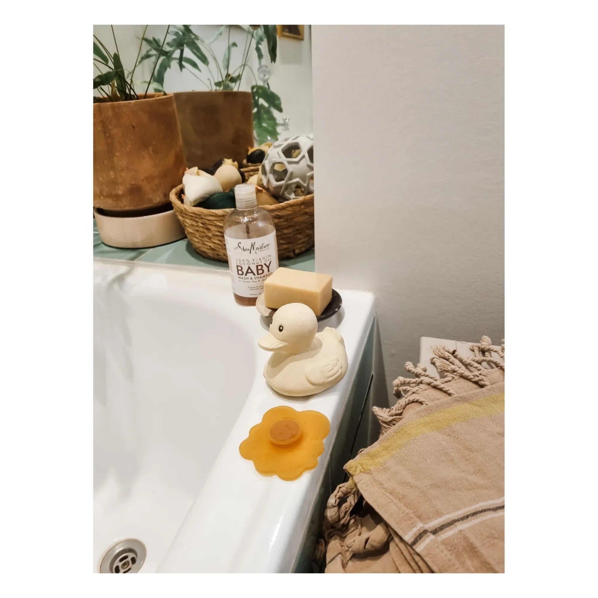 Hevea - Geri Dönüştürülmüş Banyo Oyuncağı - Ördek | Kum