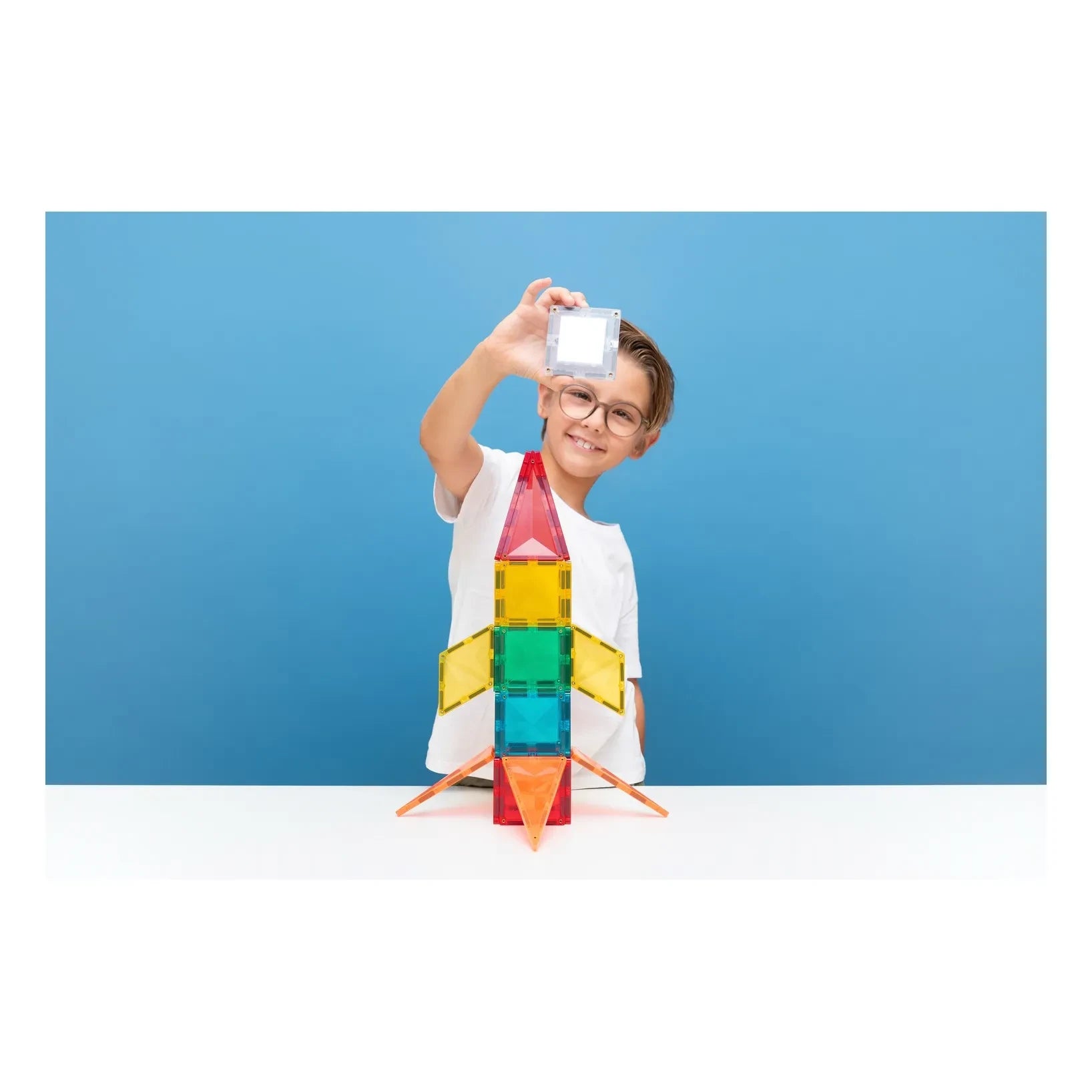 Connetix - Light Rocket Pack - 30 parça | Rainbow