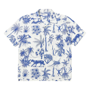 Universal Works - Chemise Camp Jungle Toile | Beyaz