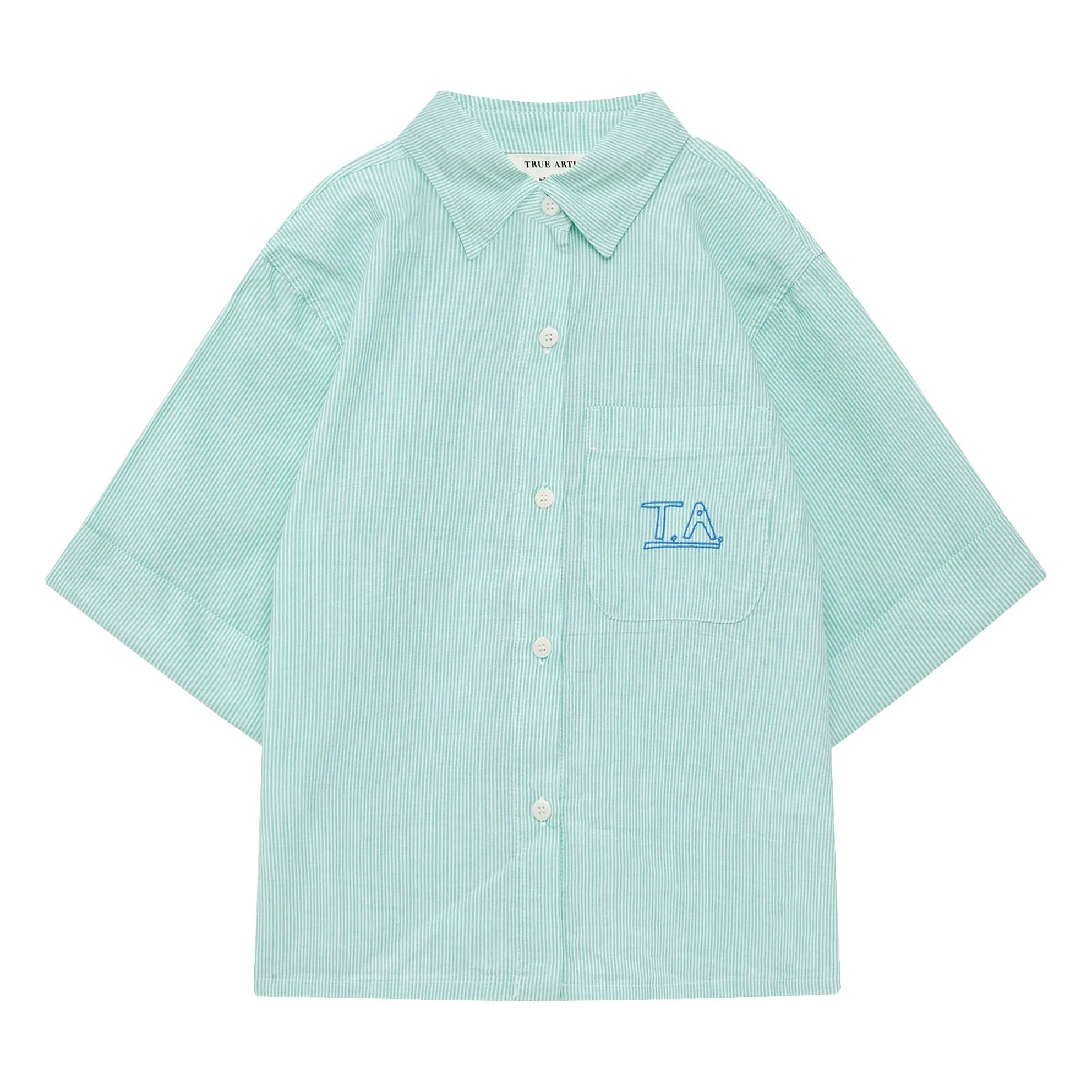 True Artist - Striped Shirt No.6 | Green