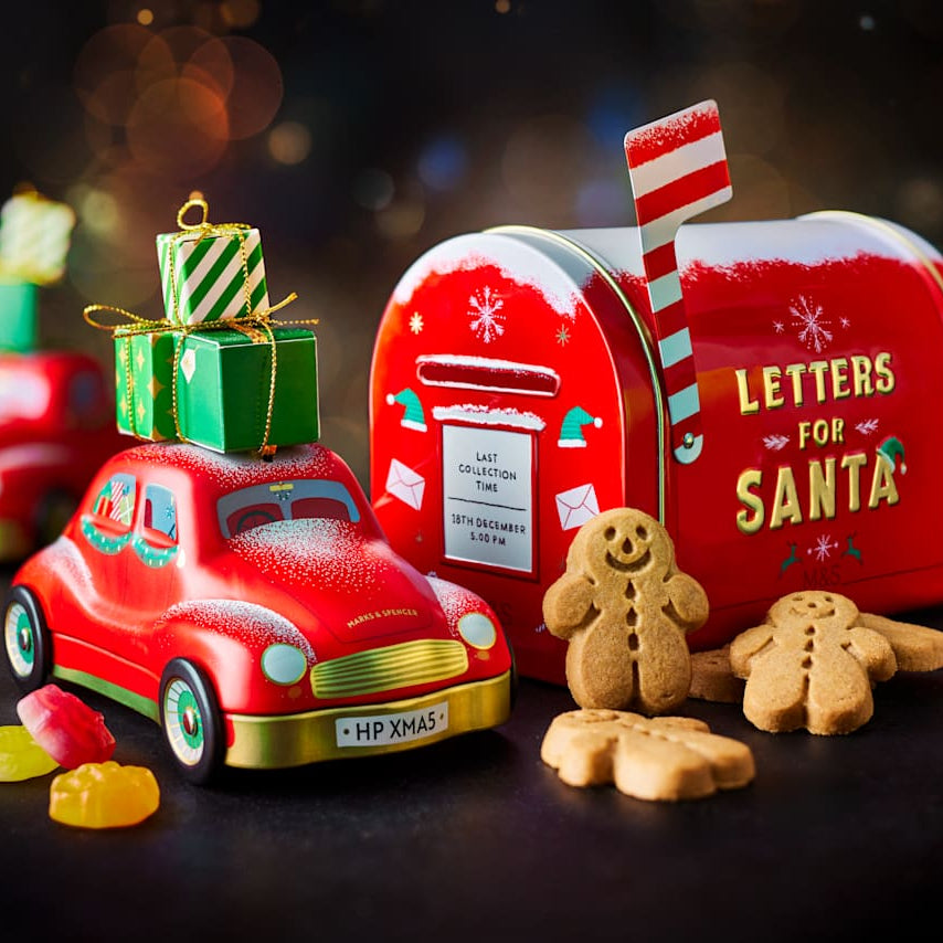 M&S Food - Galletas de jengibre para cartas a Papá Noel