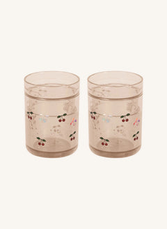 Konges Sløjd - Cherry Bibs - 2er-Set | Rosa