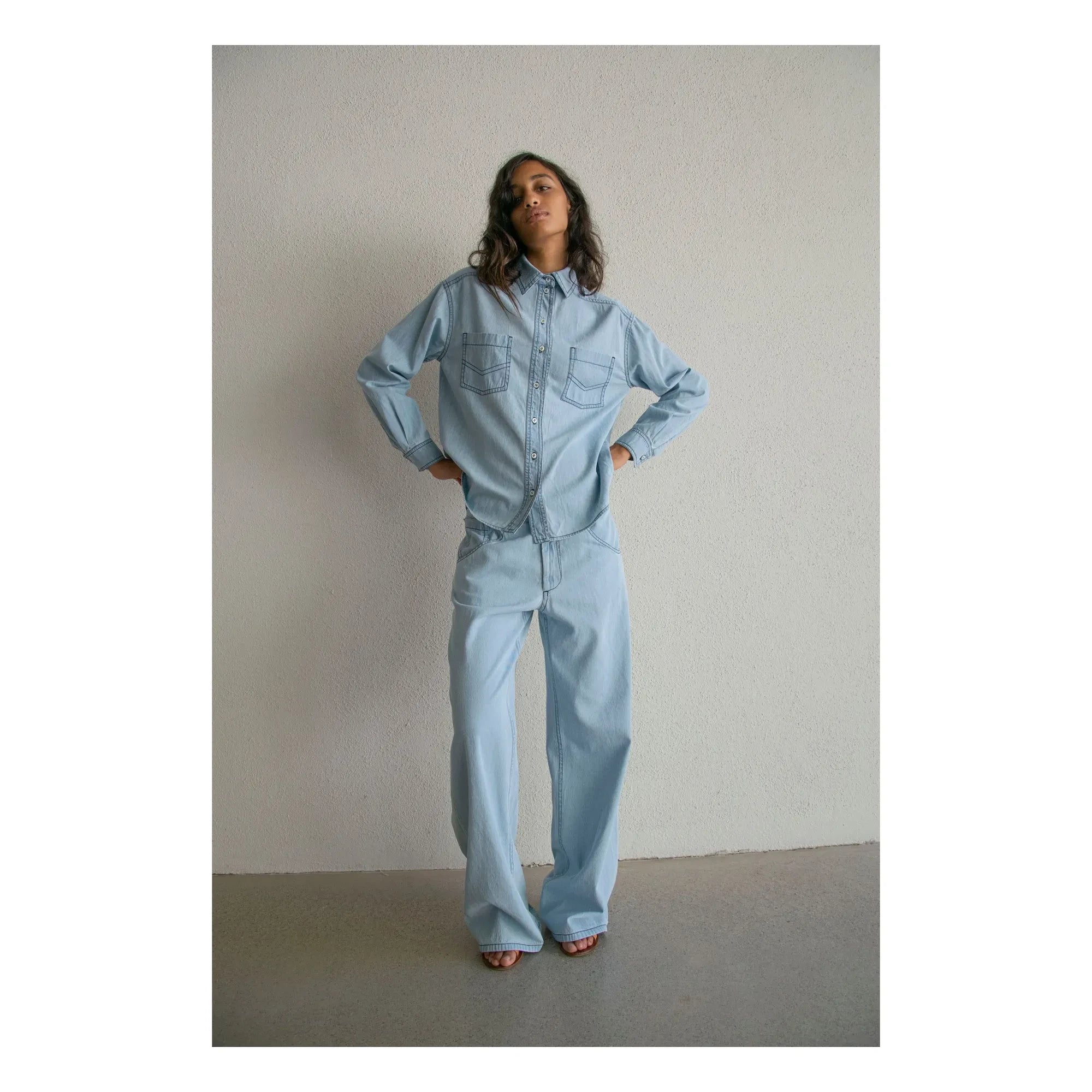 THEAVANT - Love Light Denim Hemd | Blau