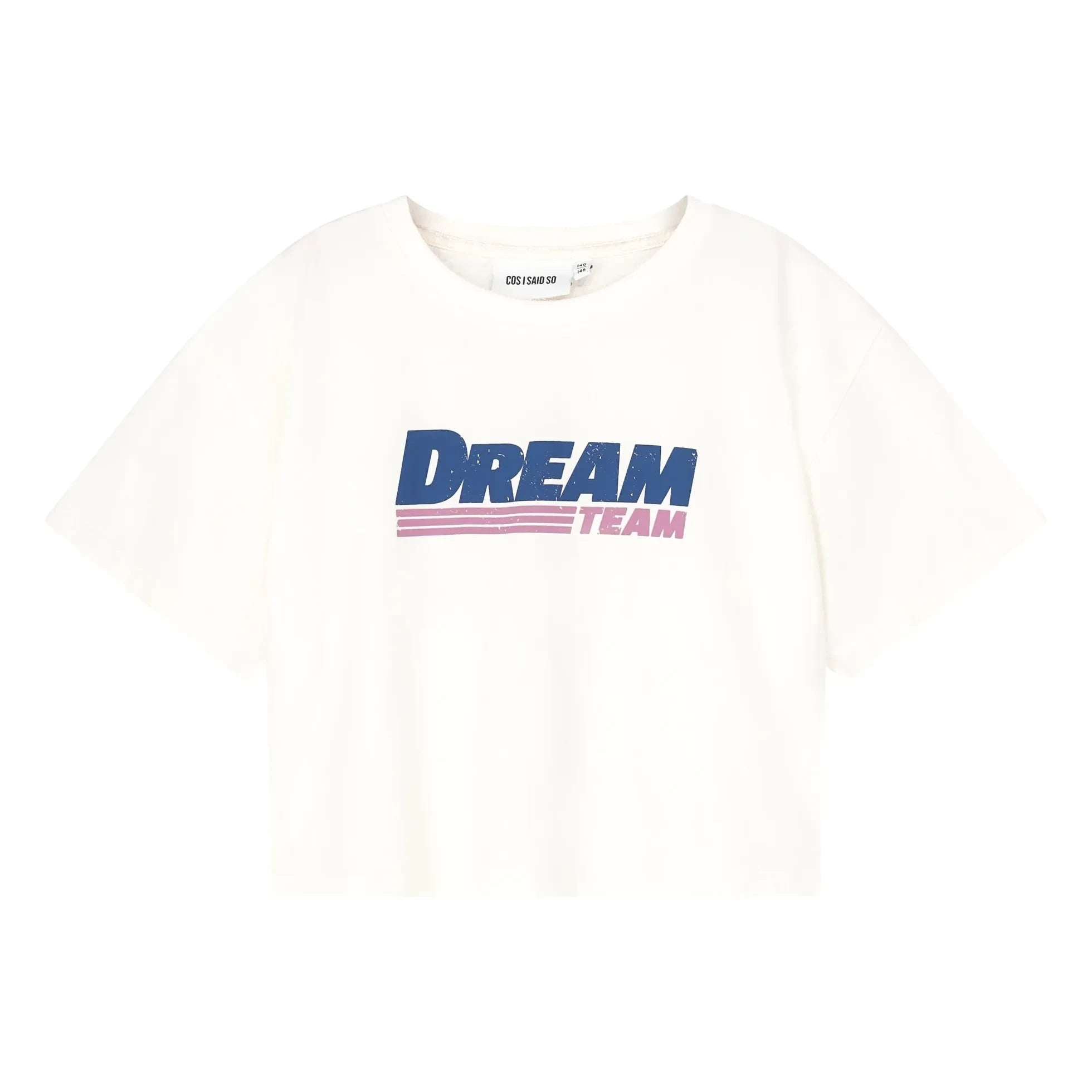 Cos I Said So - Dream Team Organic Cotton Short T-Shirt | White