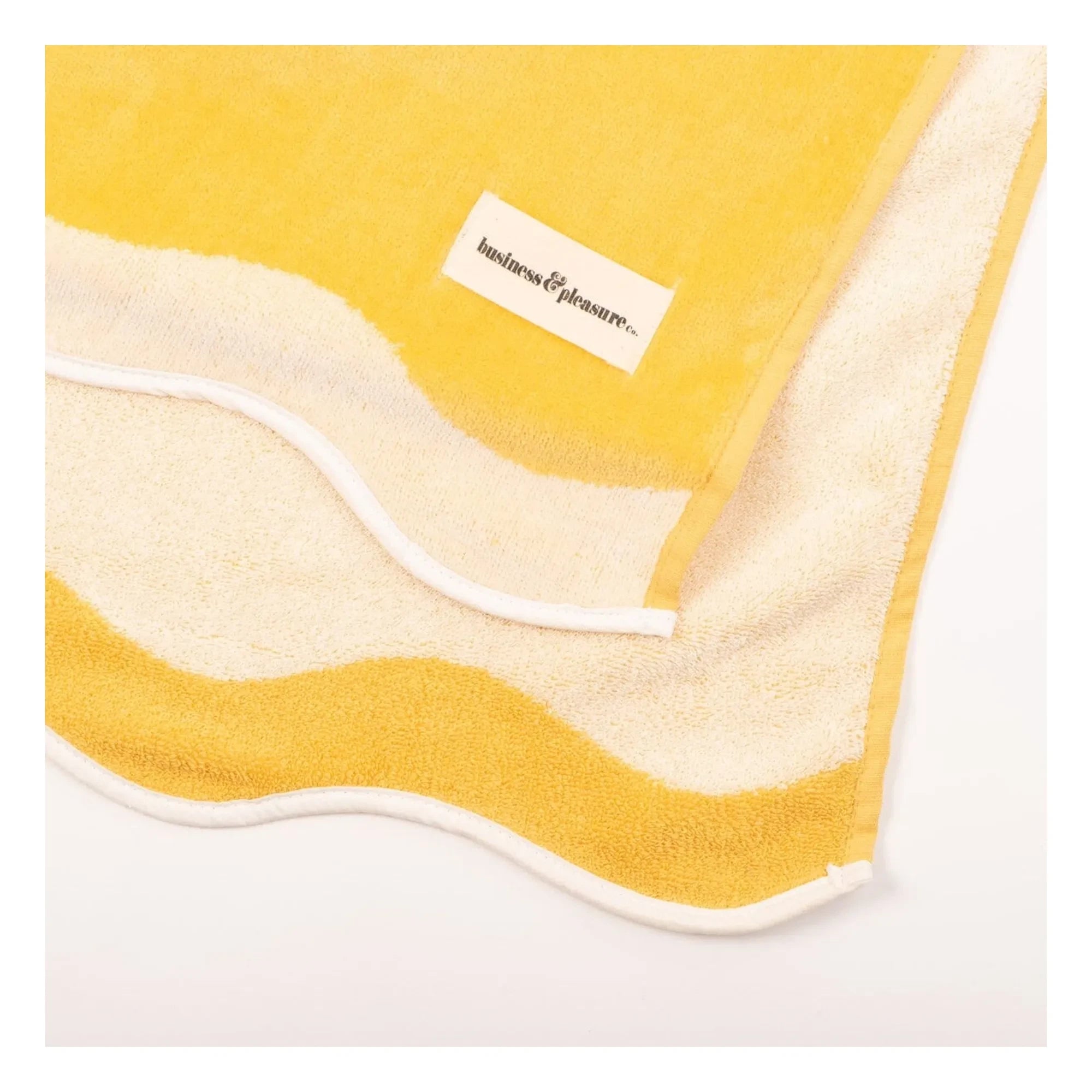 Business & Pleasure Co. - Perforated beach towel | Yellow