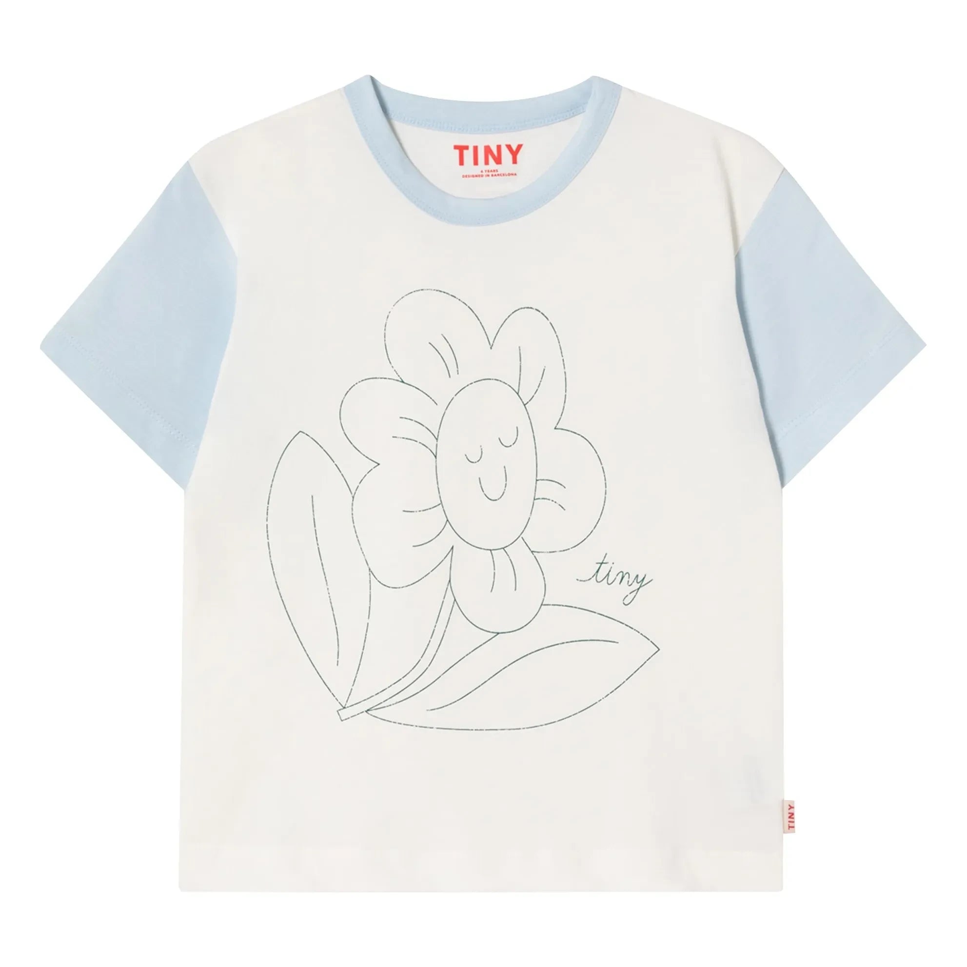 Tinycottons - Fleur Cotton Organic T-Shirt | White