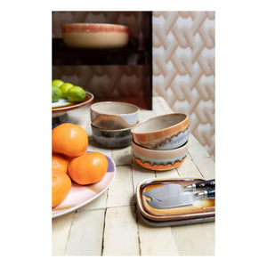 HKliving - Taş seramik kase - 4'lü set