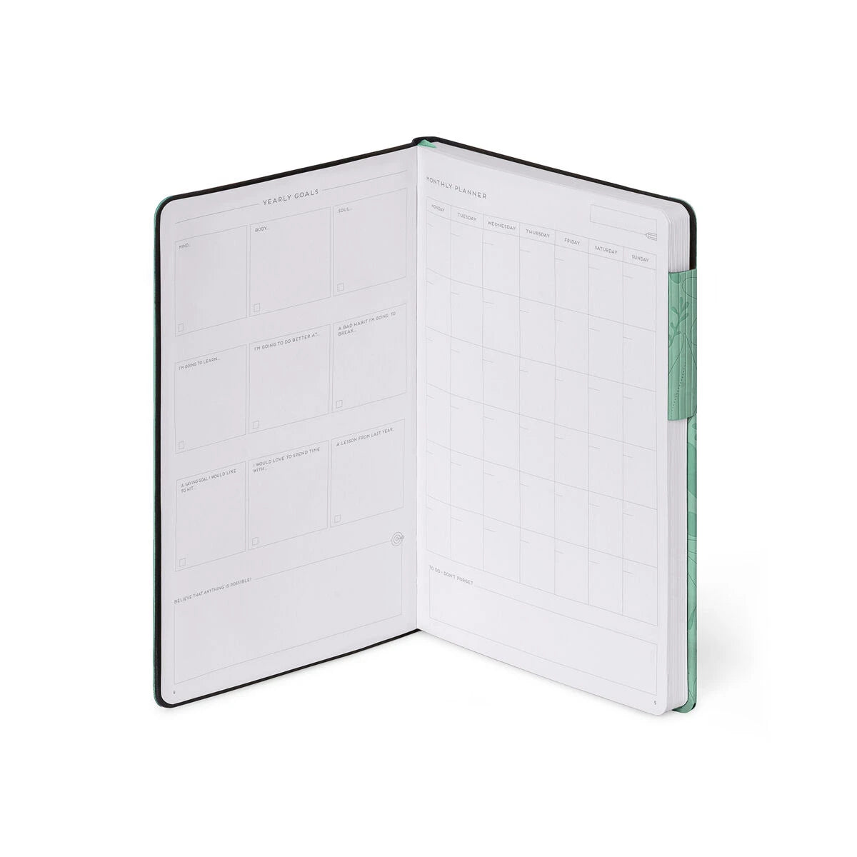 Legami - Dotted Defter mit Monochrome weicher Hülle - Botanic Garden - My Defter