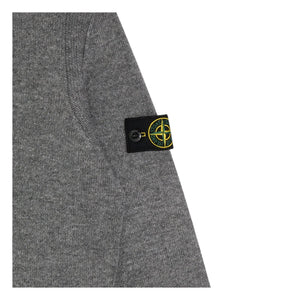 Stone Island - Logo Yün Kazak | Gri