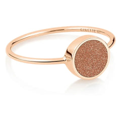Ginette NY - Disc Mini Ever Ring | Golden Sandstone