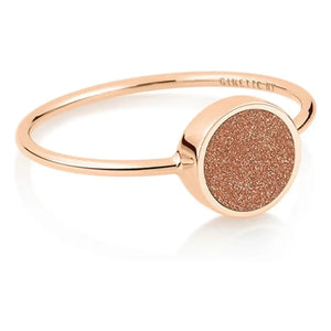 Ginette NY - Disc Mini Ever Ring | Golden Sandstone