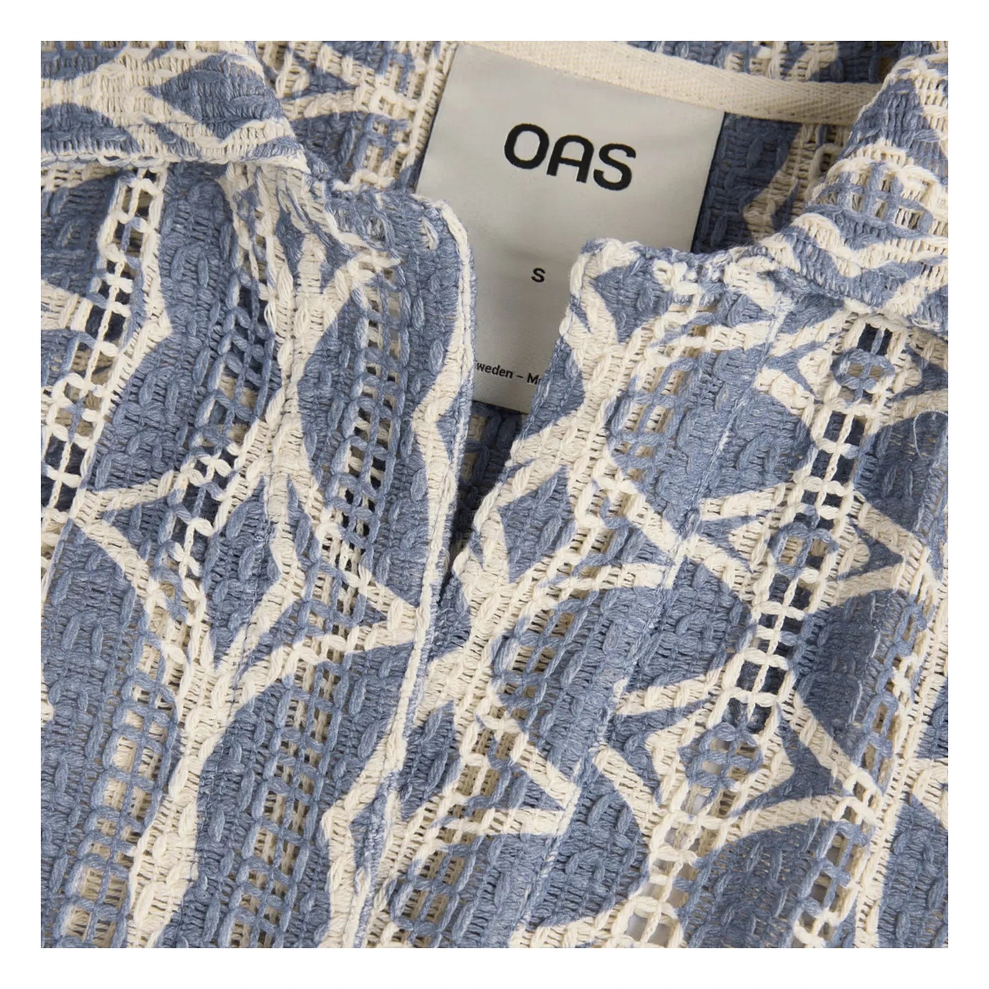 OAS - Gehäkeltes Polokleid von Arko Nuri | Blau