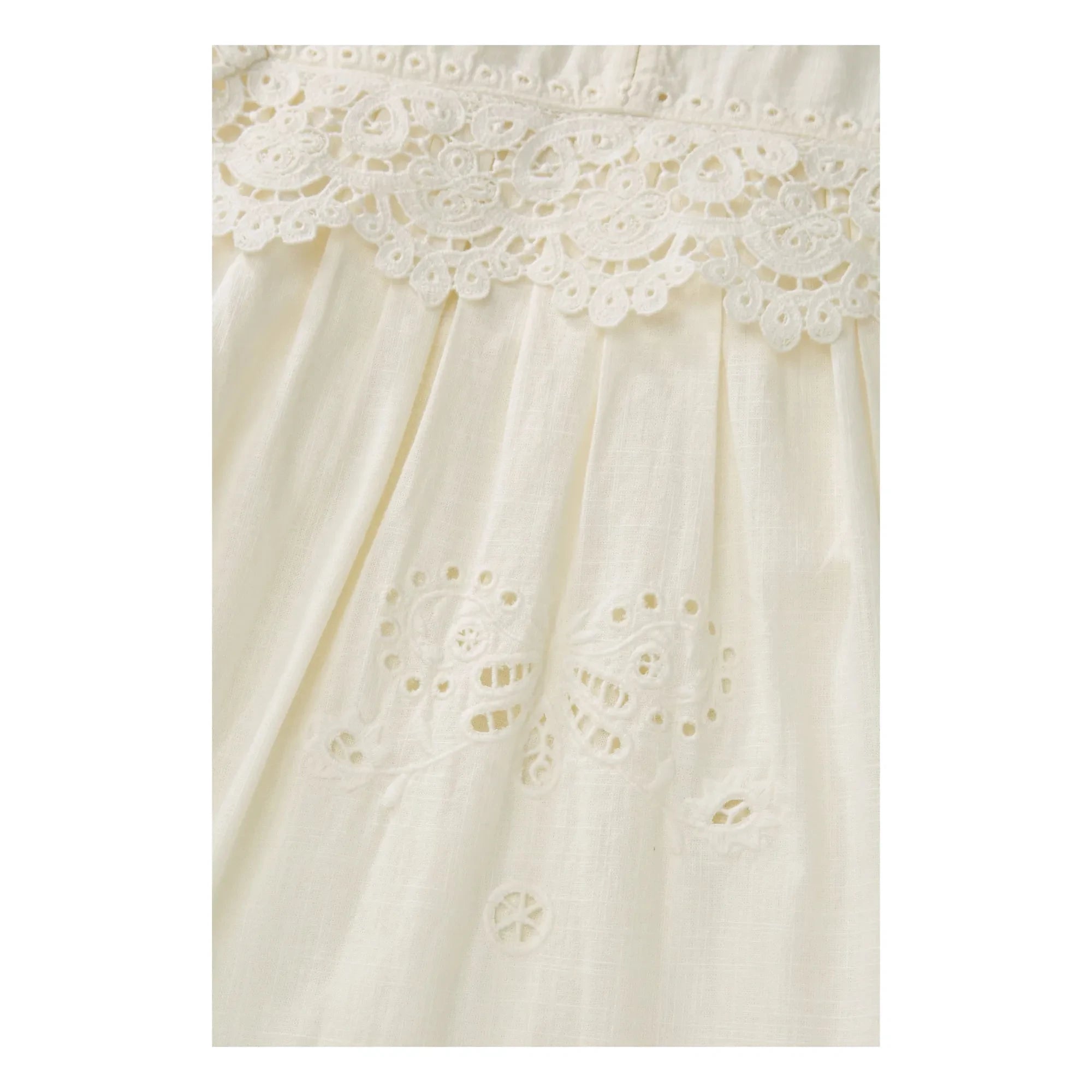 Skall Studio - Tallulah Elbise Keten ve Organik Pamuk | Ekru
