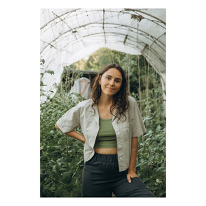 Matona - Organic Athlete Crop Pamuk | Zeytin