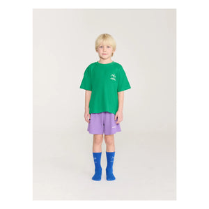 Bobo Choses - Krokodil-T-Shirt und Shorts aus Bio-Baumwolle | Grün