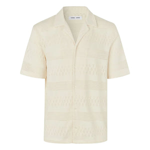 Samsoe Samsoe - Samartin Cotton Short Sleeve Shirt | Cream