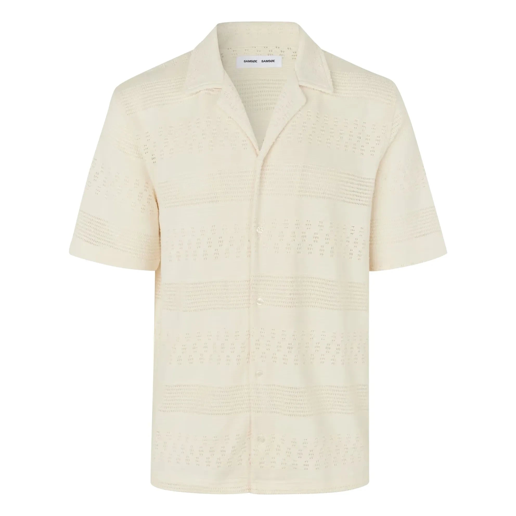 Samsoe Samsoe - Samartin Cotton Short Sleeve Shirt | Cream