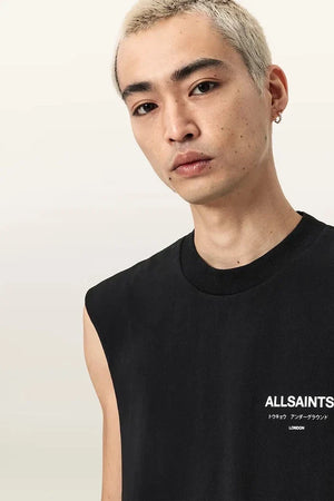 AllSaints Erkek Pamuklu UNDERGROUND Tişört
