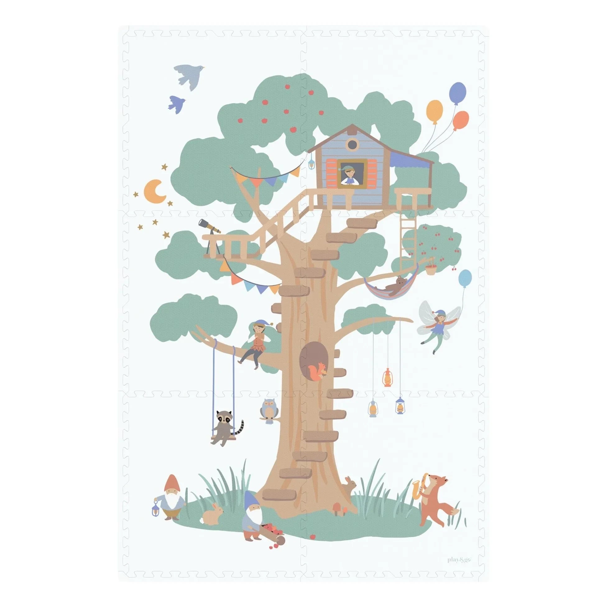 Play and Go - Tiloo modüler oyun matı - Tree