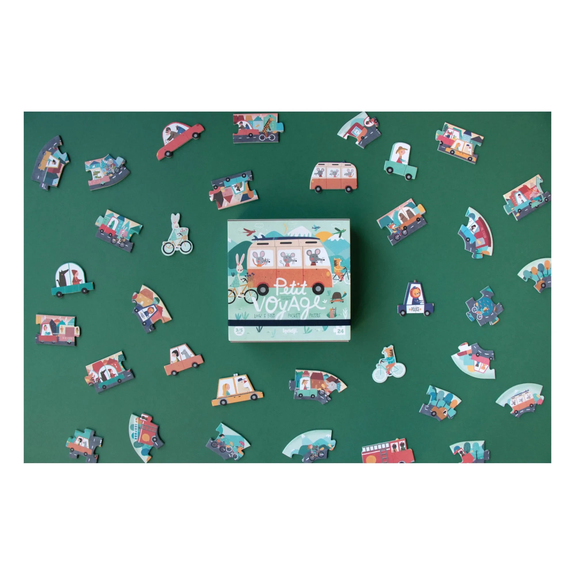 Londji - Petit Voyage Puzzle - 24 Parça