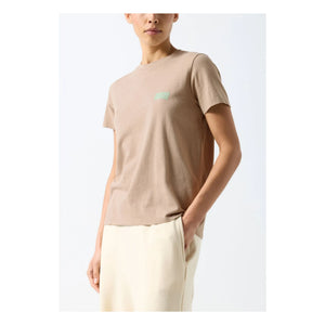 American Vintage - Ykobow Cotton T-Shirt | Beige