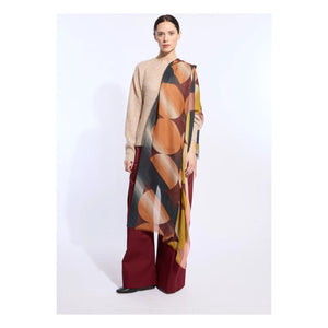 Mapoésie - Anaphore Cotton Scarf | Mustard