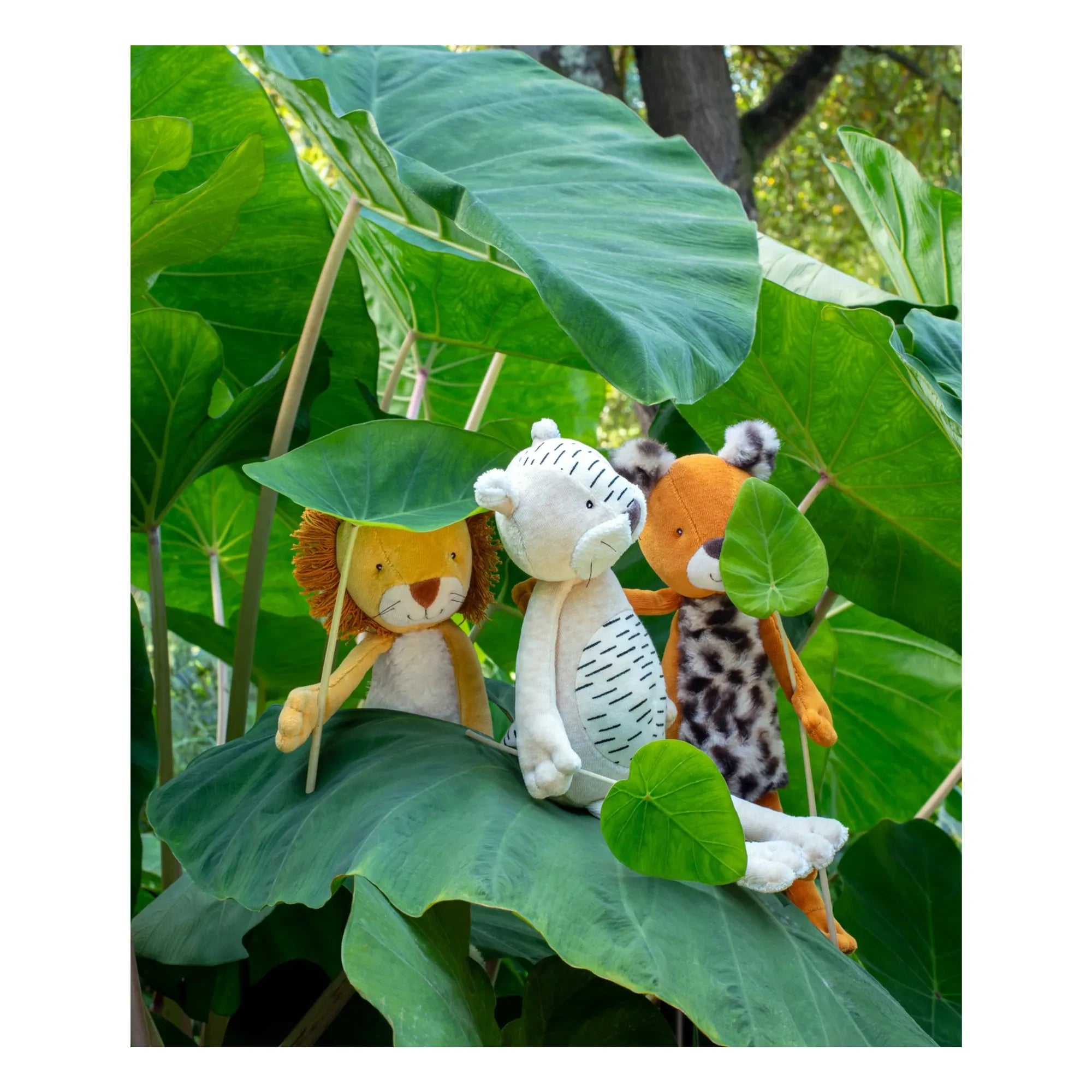 Moulin Roty - Baboo Kaplan Peluş Oyuncak - Mawa Ormanı