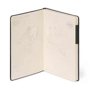 Legami - Boş Sayfalı Defter, Monokrom Yumuşak Kapak - Derin Grafit - Benim Defterim