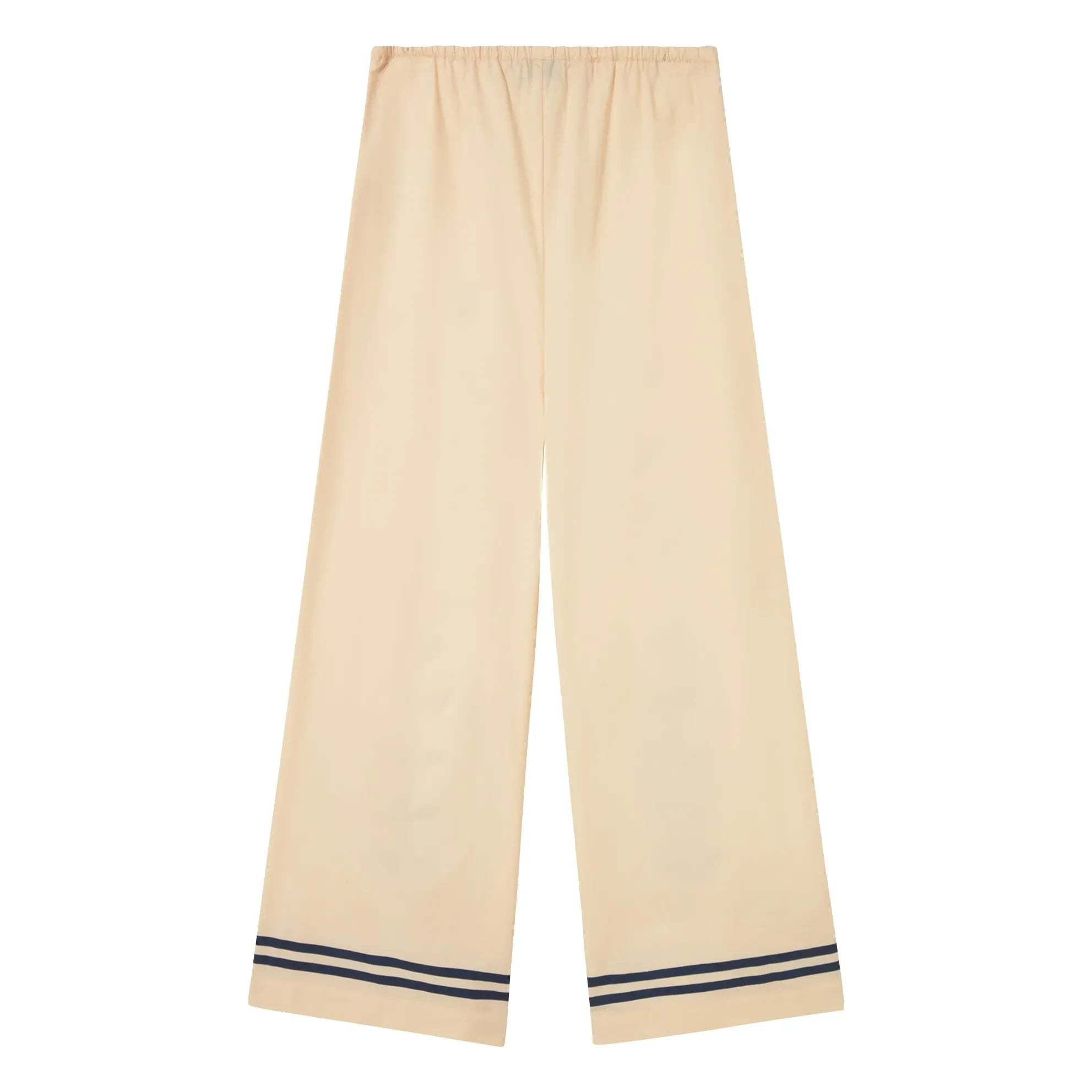 The Tiny Big Sister - Elastic Linen & Cotton Pants | Cream