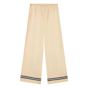 The Tiny Big Sister - Elastic Linen & Cotton Pants | Cream