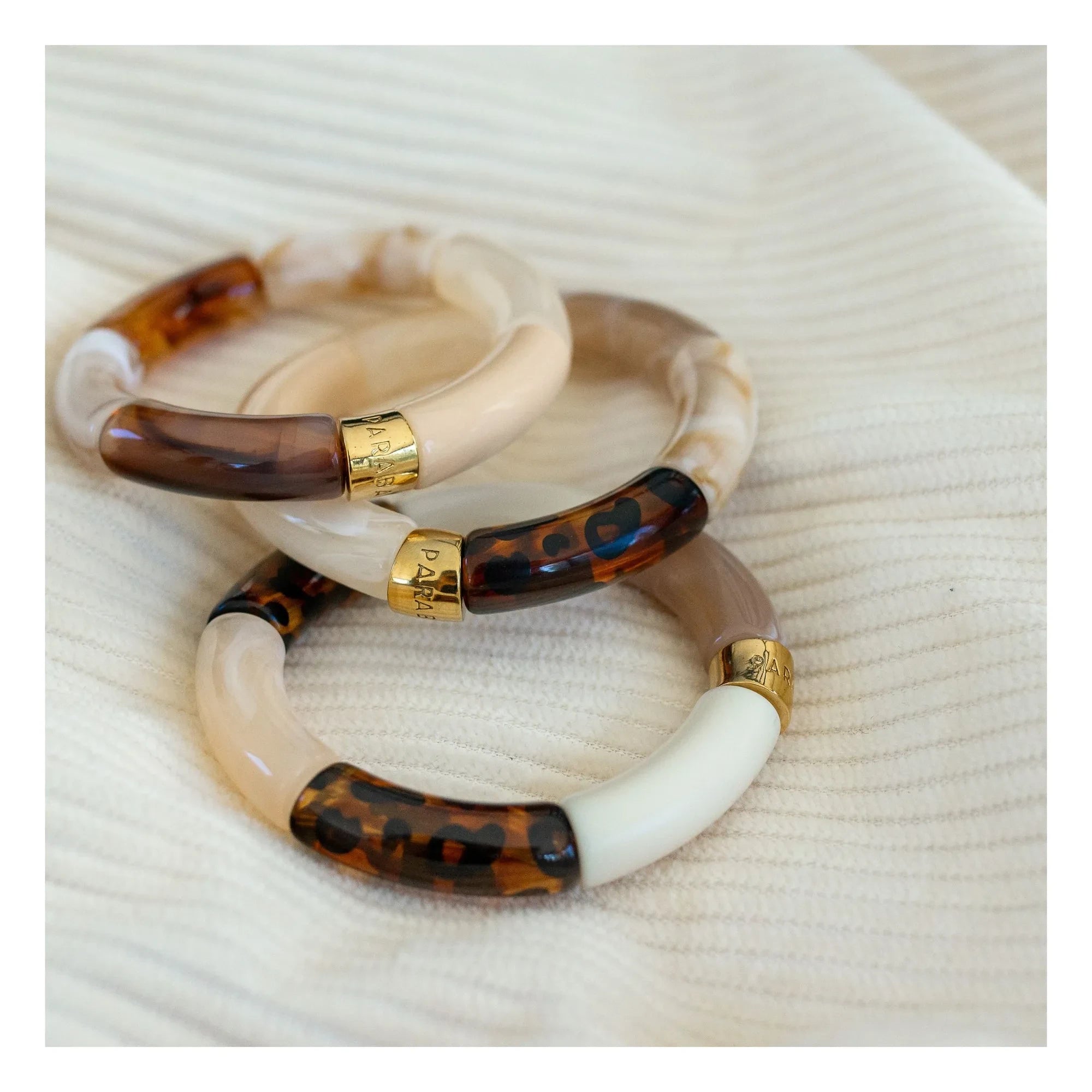 Parabaya - Jaguar 3 Armband | Beige