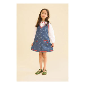 Flöss - Denim Eva Tie Dress | Blue