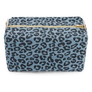 Rose in April - Vic Graou Cosmetic Bag | Blue