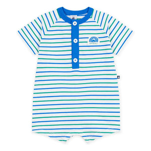 Petit Bateau - Striped Jumpsuit | Blue