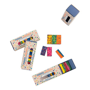 Moulin Roty - Çok Renkli Boyama Mum Boyaları - 6'lı Set